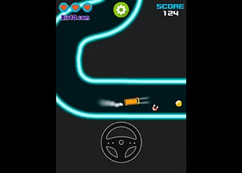 Finger Driver Neon екранна снимка на играта