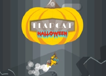 Flapcat Halloween captură de ecran a jocului