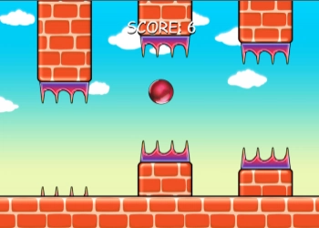 Flappy Palla Rossa screenshot del gioco
