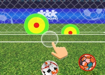 Voetbalstrafschop schermafbeelding van het spel