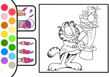 Garfield Coloring Book game screenshot