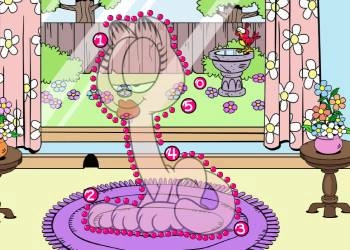 Garfield Connect The Dots game screenshot