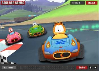 Anvelope Garfield Hidden Car captură de ecran a jocului