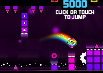 Geometrie Neon Dash World 2 snímek obrazovky hry