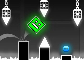 Геометричен платформер екранна снимка на играта