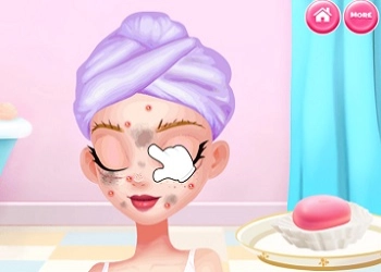 Mädchen Spiel Prinzessinnen Make-Up Spiel-Screenshot