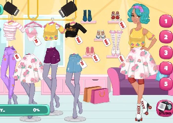 Djevojke Photo Shopping Dress-Up snimka zaslona igre