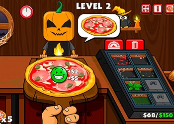 Хелоуин Пицария екранна снимка на играта