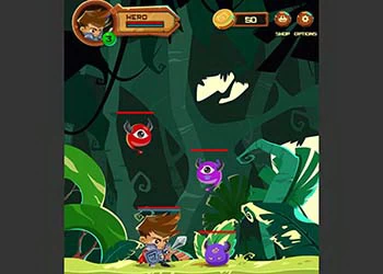 Heldenreis schermafbeelding van het spel
