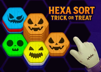 Trik atau Perlakuan Hexa Sort tangkapan layar permainan