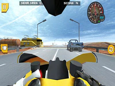 الطريق السريع رايدر دراجة نارية متسابق 3D لقطة شاشة اللعبة