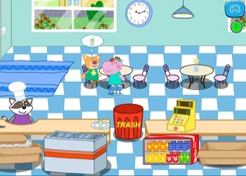 Hippo Pizzeria Spiel-Screenshot