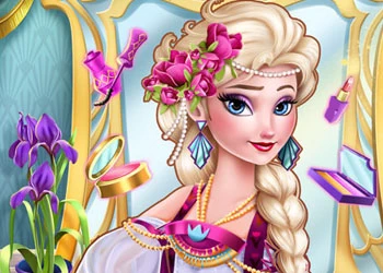 Hielo Reina Elsa Art Deco Couture captura de pantalla del juego