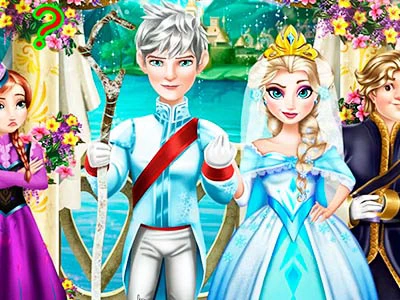 Svatební Polibek Ledové Královny snímek obrazovky hry