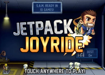 Jetpack Joyride schermafbeelding van het spel