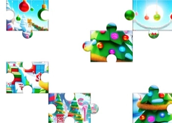 Puzzle: Roblox Santa Dash zrzut ekranu gry