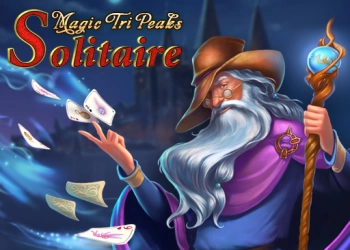 Magische Tri Peaks Solitaire schermafbeelding van het spel