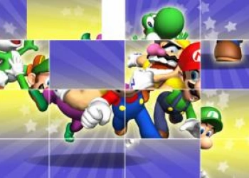Mario: Slide Puzzle snímek obrazovky hry