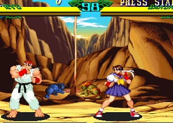 Marvel Super Heroes Vs Street Fighter oyun ekran görüntüsü