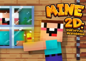 Mine 2D Survival Herobrine game screenshot
