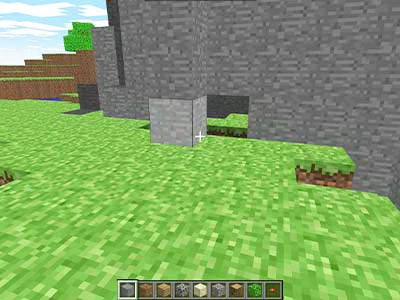 Screenshot of minecraft classic