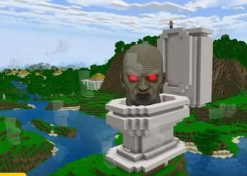 Minecraft Skibidi Peidetud Tualett mängu ekraanipilt