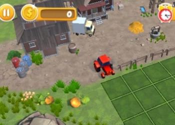 Moderne Tractor Farming Simulator Thresher Games skærmbillede af spillet