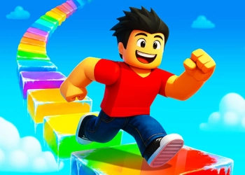 Obby Rainbow Tower game screenshot