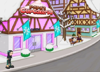 Papa's Cupcakeria snímek obrazovky hry