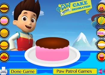 Paw Patrol Kage Dekoration skærmbillede af spillet