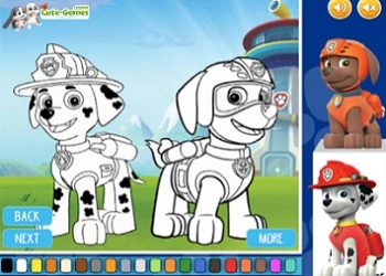 Paw Patrol de Colorat captură de ecran a jocului