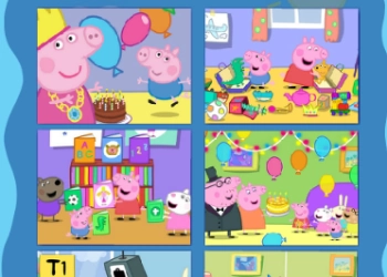 Puzzle Peppa Pig capture d'écran du jeu