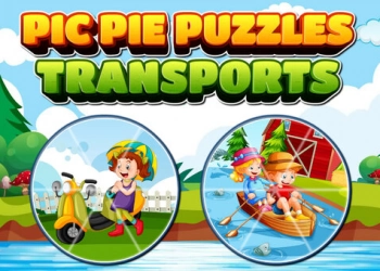 Pic Pie Puzzles Транспарт скрыншот гульні