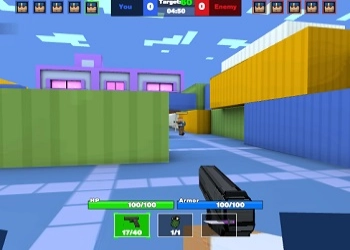 Pixel Gun 3D skærmbillede af spillet