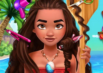 Cortes De Cabelo Reais Da Princesa Polinésia captura de tela do jogo