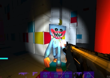 Poppy Huggy Wuggy Schutter schermafbeelding van het spel