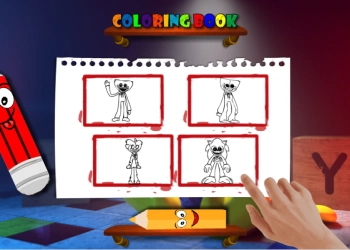 Книжка-Раскраска Poppy Playtime скриншот игры