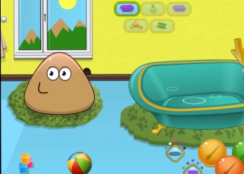 Pou Baby Bathing pamje nga ekrani i lojës