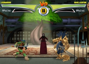 Power Rangers Contra Tortugas Ninja Mutantes Adolescentes 2.2 captura de pantalla del juego