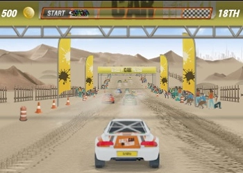 Rallye-Auto-Held Spiel-Screenshot