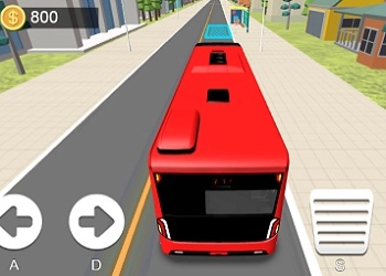 Real Bus Simulator 3D skærmbillede af spillet