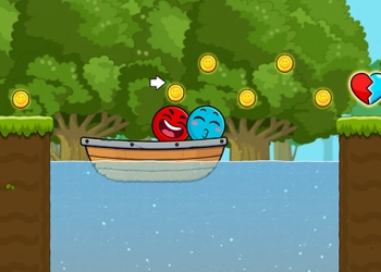 Червоний І Синій М'яч Купідон Кохання скріншот гри
