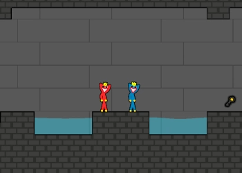 Stickman Rouge Et Bleu Huggy 2 capture d'écran du jeu
