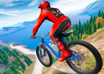 Fahrer Downhill-Rennen Spiel-Screenshot