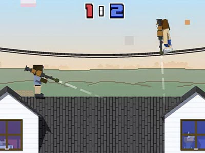 Atiradores No Telhado 2 captura de tela do jogo