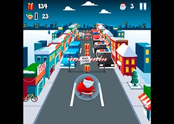 Santa Şehir Koşusu oyun ekran görüntüsü