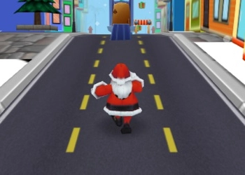 Santa City Run Street captură de ecran a jocului