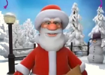 Papai Noel Hora Engraçada captura de tela do jogo