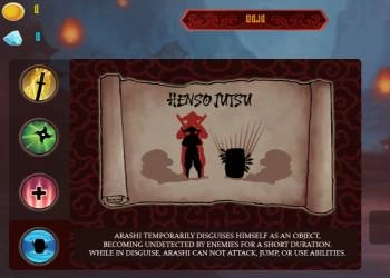 Shadow Ninja - Hakmarrja pamje nga ekrani i lojës