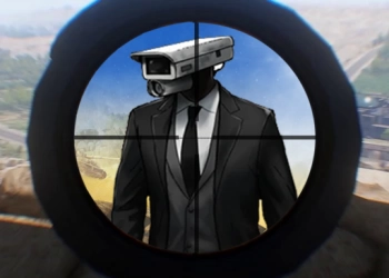 لعبة Skibidi Toilet Vs Cameraman Sniper لقطة شاشة اللعبة